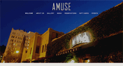 Desktop Screenshot of amuserestaurant.com